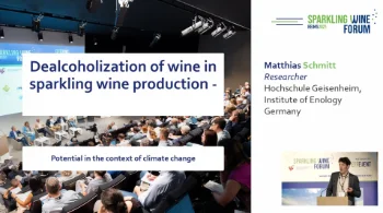 [SWF25] De-alcoholization of wine in sparkling wine production - Potential in the context of climate change
