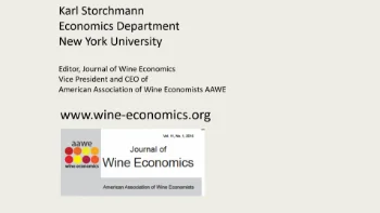 [SWF25] The 25% tariff on wine under the first Trump administration: who bore the bruden? Lessons for the future