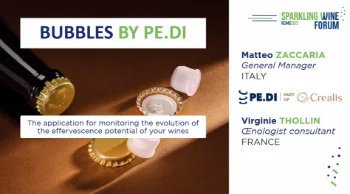[SWF25] Bubbles, l'application Pe.Di pour suivre l'évolution du potentiel d'effervescence de vos vins