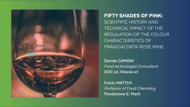 Fifty shades of pink : Histoire scientifique et impact technique de la règlementation des caractéristiques de couleur du vin Franciacorta rosé